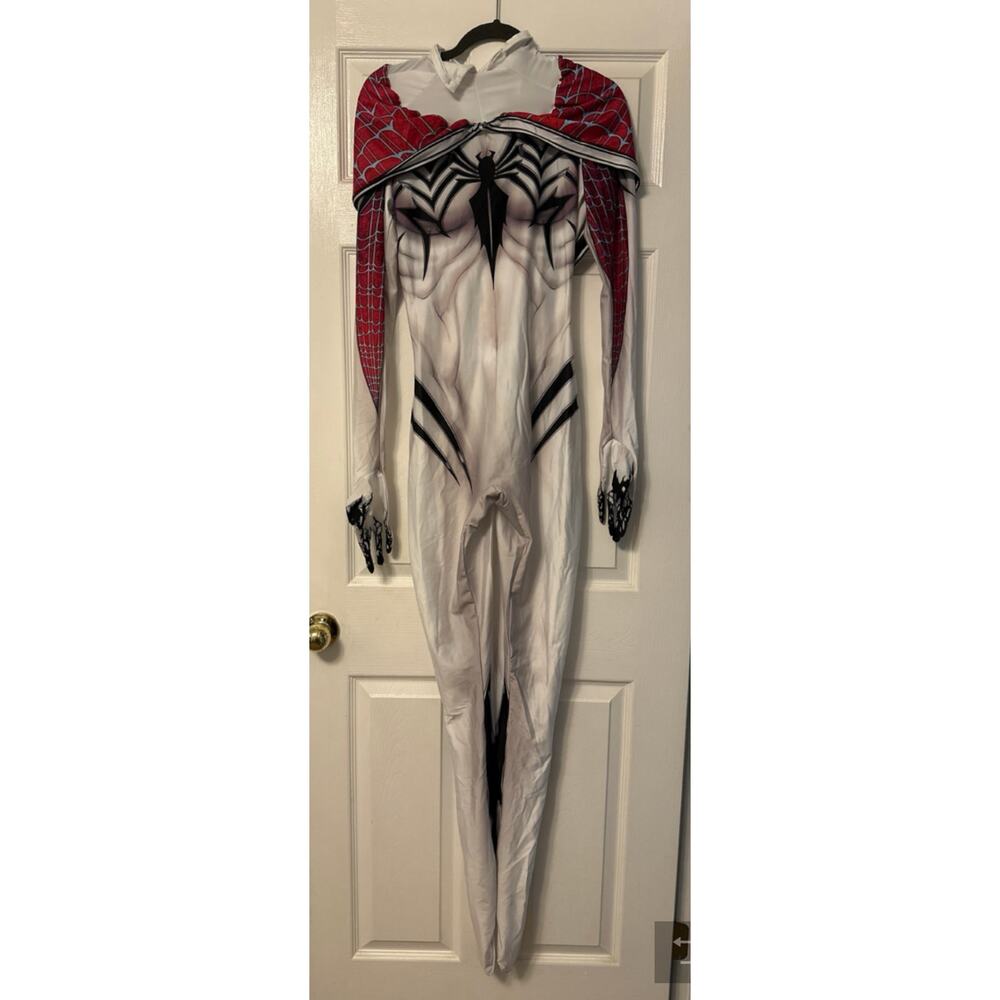 Spider - Gwen Stacy Cosplay Full Bodysuit Costume - Women's Size Small